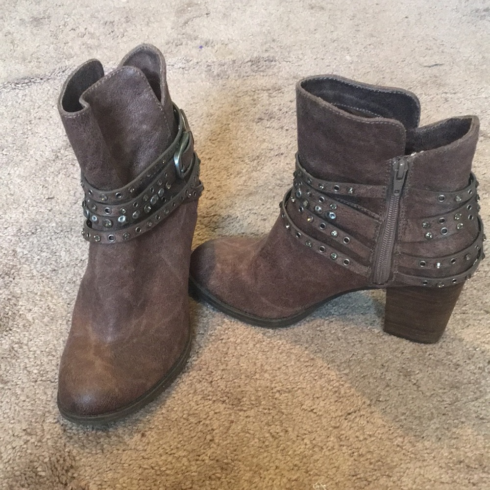 Studded booties